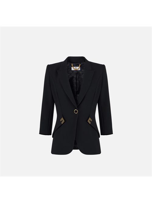 Jacket woman black ELISABETTA FRANCHI | GI21561E2/110